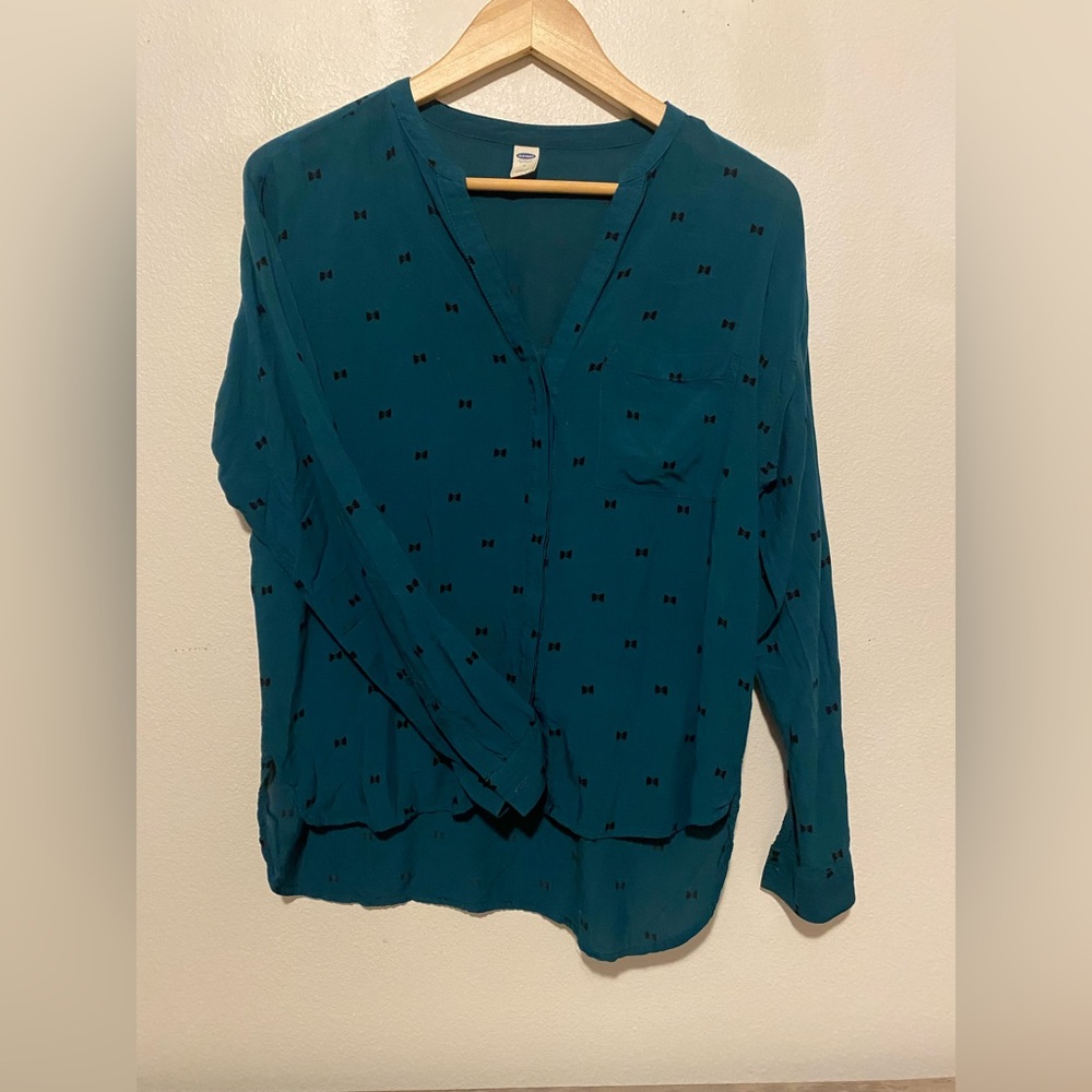 Teal Old Navy Button-Up M